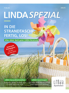  Das Bild zeigt das Cover der Apotheken Umschau. Es enthält den Zeitschriftentitel im oberen Bereich, meist in roter Schrift auf weißem Hintergrund. Darunter ist ein großflächiges Titelmotiv zu sehen, das sich thematisch mit Gesundheit, Wohlbefinden oder aktueller Vorsorge beschäftigt. Ergänzt wird das Cover durch Textfelder mit Hinweisen auf Beiträge im Heft.
