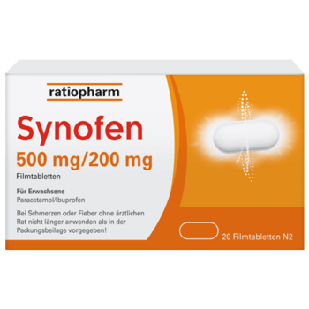 Synofen 500 mg/200 mg Filmtablette