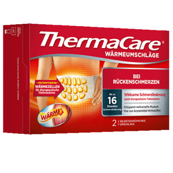 ThermaCare Wärmeumschläge bei Rückenschmerzen