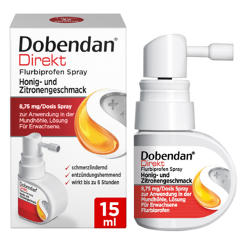 Dobendan Direkt Flurbiprofen Spray Honig- und Zitronengeschmack