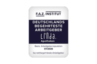 Auszeichnung Deutschlands begehrteste Arbeitgeber LINDA Apotheken