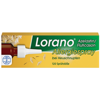 Lorano® Azelastin/Fluticason Allergiespray bei Heuschnupfen