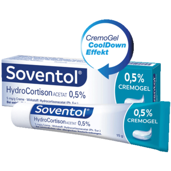 Soventol Hydrocortisonacetat 0,5 % 5 mg/g Creme
