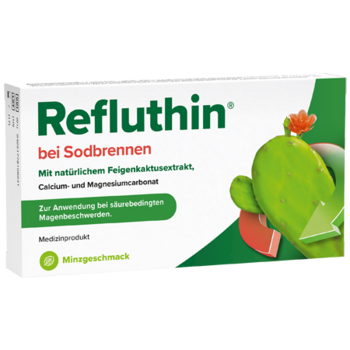 Refluthin® bei Sodbrennen, Minzgeschmack