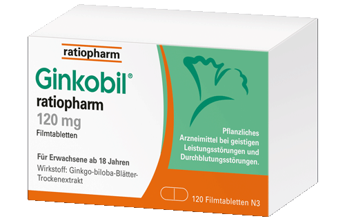 GINKOBIL ratiopharm 120 mg Filmtabeltten