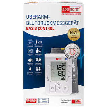 aponorm® Basis Control Oberarm-Blutdruckmessgerät