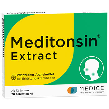 Meditonsin® Extract Pflanzliche Erkältungstabletten