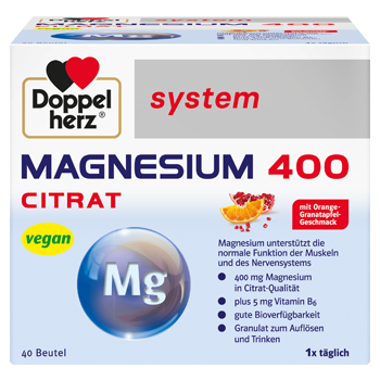 Doppelherz system MAGNESIUM 400 CITRAT