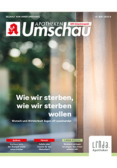  Das Titelbild der Zeitschrift Apotheken Umschau.