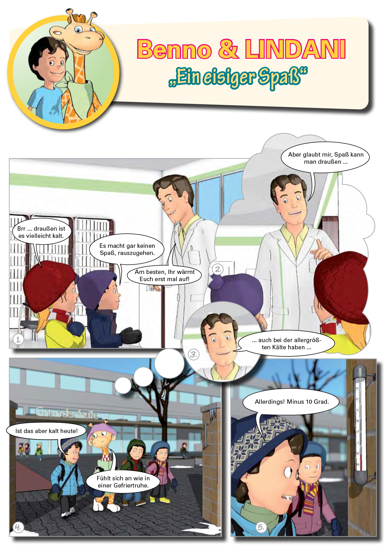 Comic Ein eisiger Spass