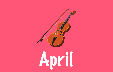 Teaserbild Witz des Monats April mit einer Geige