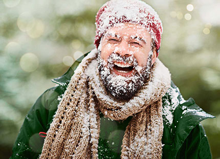 Mit einem starken Immunsystem können Kälte und Schnee einem nichts anhaben.