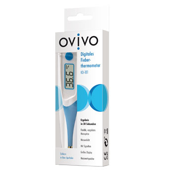OVIVO Fieberthermometer Digital KD 181